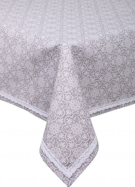 Скатерть Агата Кружево 120x134 см капучино La Nuit 