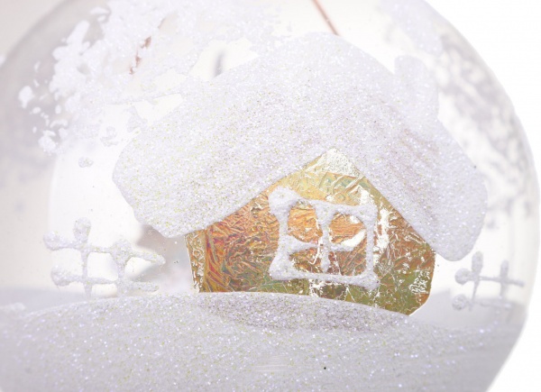 Шар новогодний Золотая серия d 80 мм в ассортименте