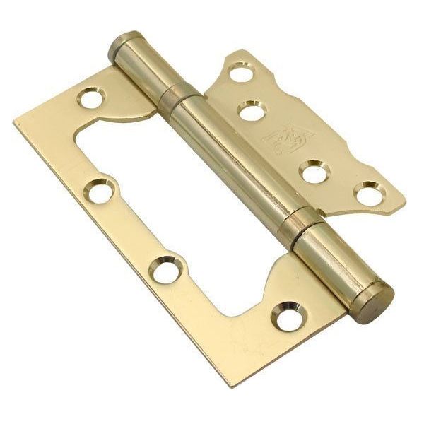 Петля євро RDA 100x2.5 мм полірована латунь 2 шт