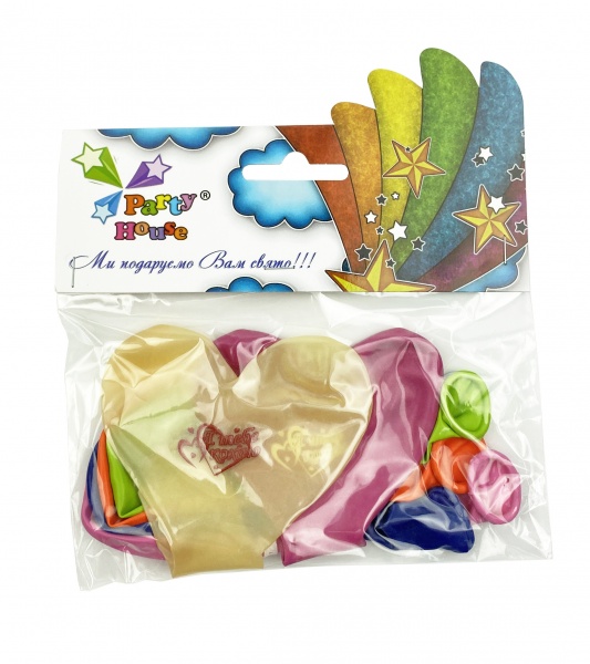Набор воздушных шариков Party House Свадебный набор 25 см в ассортименте 6 шт.