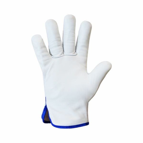 Перчатки Trident Alpo 4211 кожаные утепленные на флисе белые XL (10)