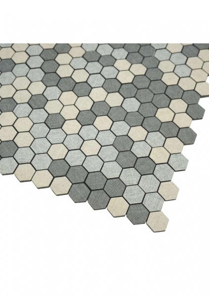 Декоративна панель EMERGO самоклеюча Шестикутник Синій XS Home Inspire 