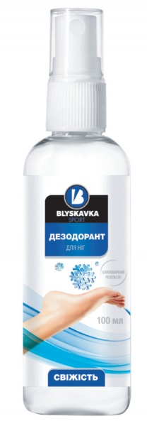 Дезодорант BLYSKAVKA для ніг 100 мл