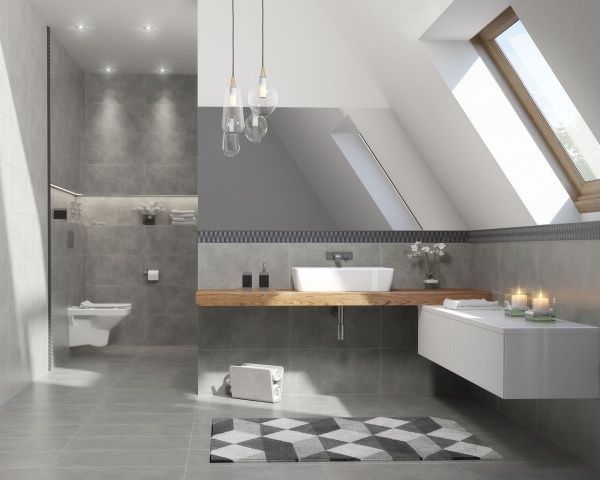 Плитка Cersanit Дрімін темно-сіра 29,8х59,8 