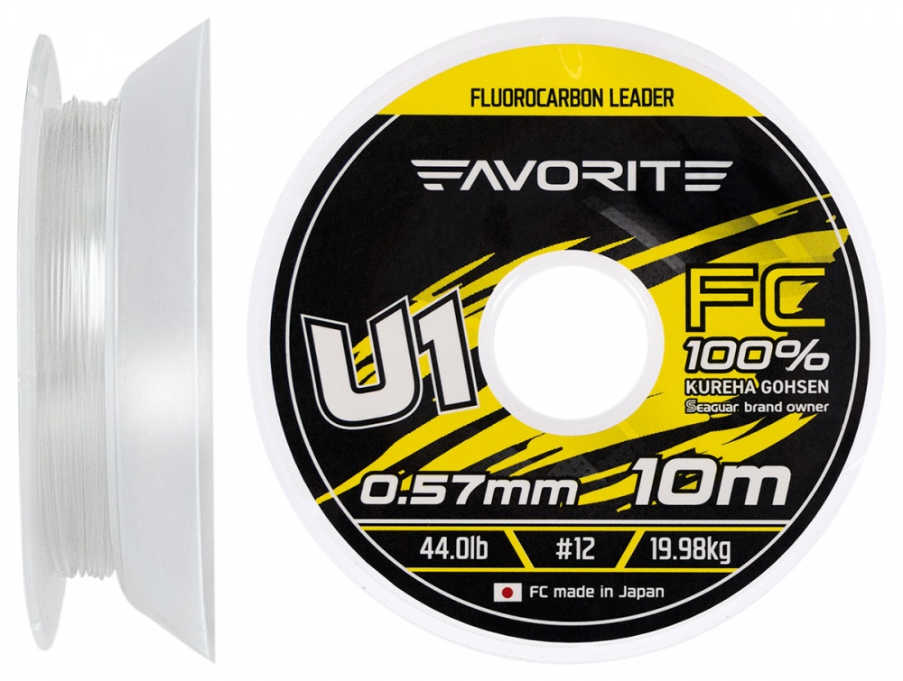Флюорокарбон Favorite 10 м 0,57 мм 19,98 кг U1 FC