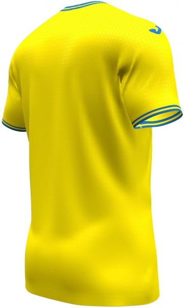 Футболка формы сборной Украины 2021 Joma FED. FUTBOL UCRANIA SHORT SLEEVE T-SHIRT AT102404A907 р. 2XL желтый