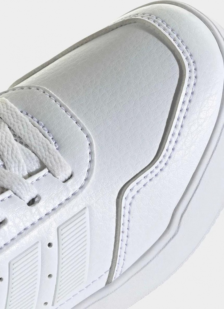 Кроссовки детские Adidas TENSAUR SPORT 3.0 K FTWWHT/FTWWHT/GREONE JQ1862 р.39 1/3 белые