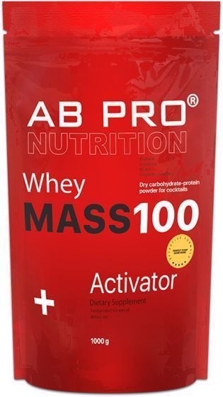 Гейнер MASS 100+ Whey Activator AB PRO 1000 г 