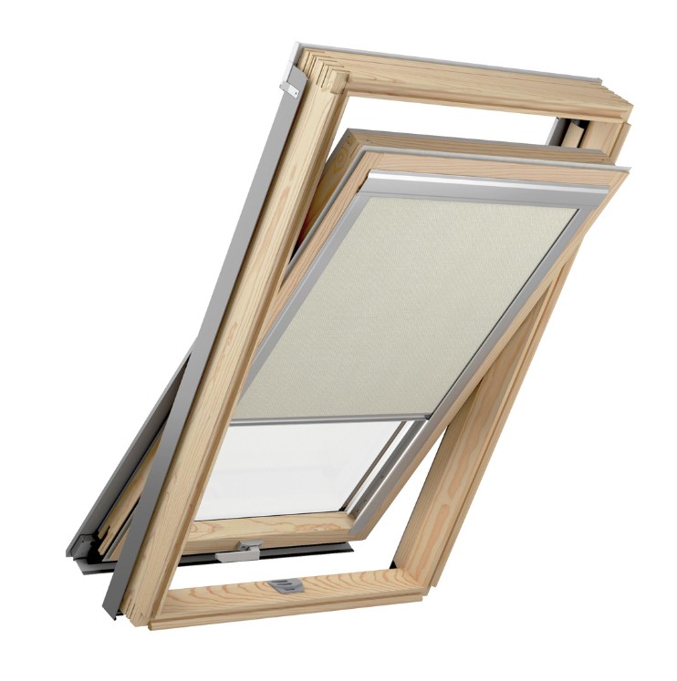 Штора затемнювальна RoofLITE+ 66x118 DUA F6A 4219 беж — фото 1