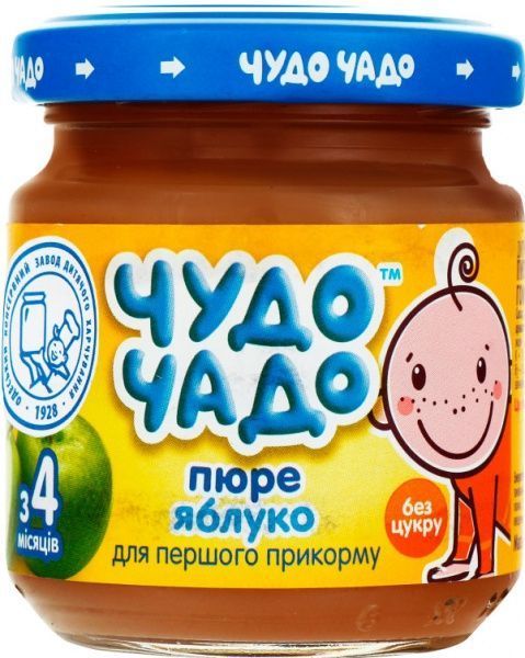 Пюре Чудо Чадо Яблуко з 4 місяців 