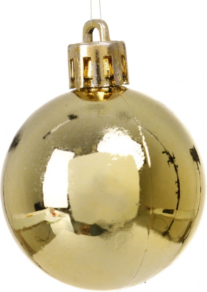 Набір ялинкових іграшок бурульки і кулі в асортименті 75 шт./уп.