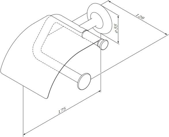 Держатель для туалетной бумаги AM.PM Like A80341500