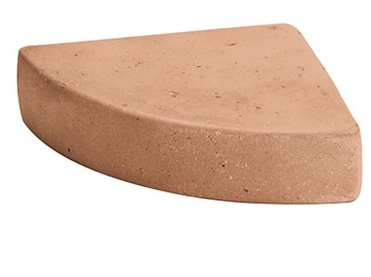 Піддон Terraneo 8х4,5х4,5 см фігурний світло-коричневий 