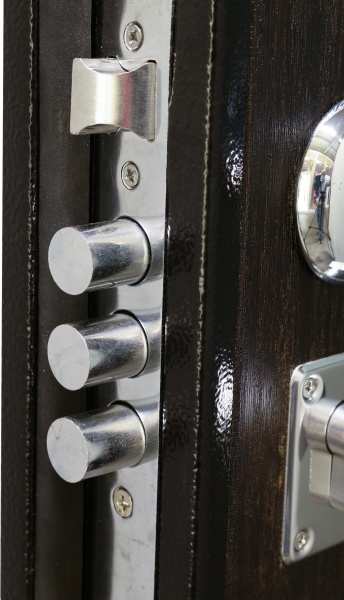 Дверь входная металлические Y1S001C053+P044C271 черный 2050х860 мм левая