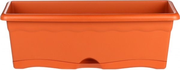 Ящик балконний Plastiken Jardinera теракот прямокутний 17л (7551 Ter) теракот 