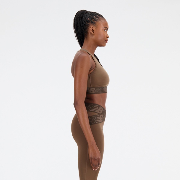 Бра New Balance RELENTLESS CROP BRA WB31175DUO р.M коричневий