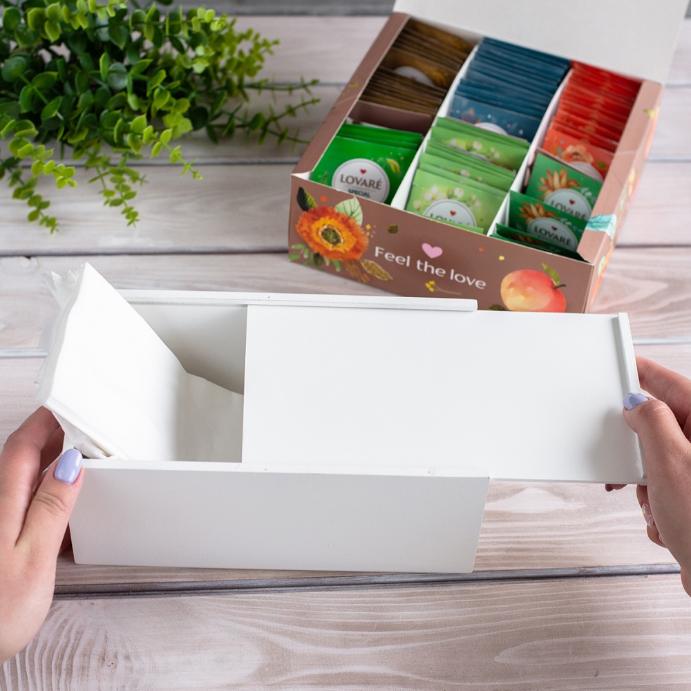 Серветниця декоративна GrayCat біла 23,5х13,5х8,5 см