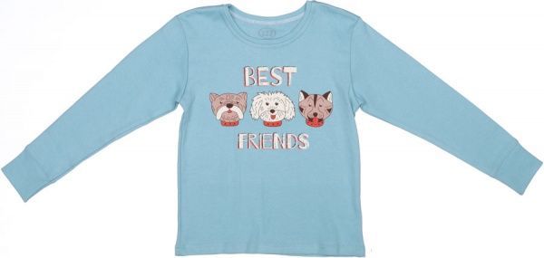 Пижама для мальчиков Фламинго Собачки р.134 ментоловый 249-222-13 