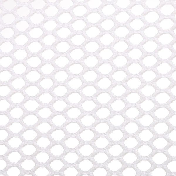 Ткань тюлевая крупная сетка 295 см молочный 