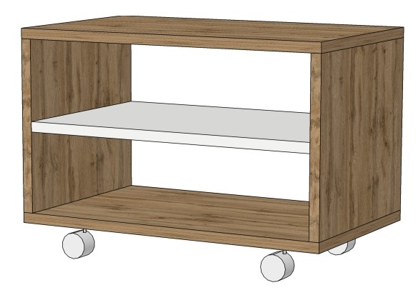 Тумба прикроватная LION Бергамо дуб аппалачи 