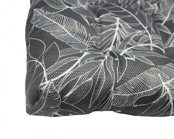 Подушка на стул МАСАО листья серые Прованс