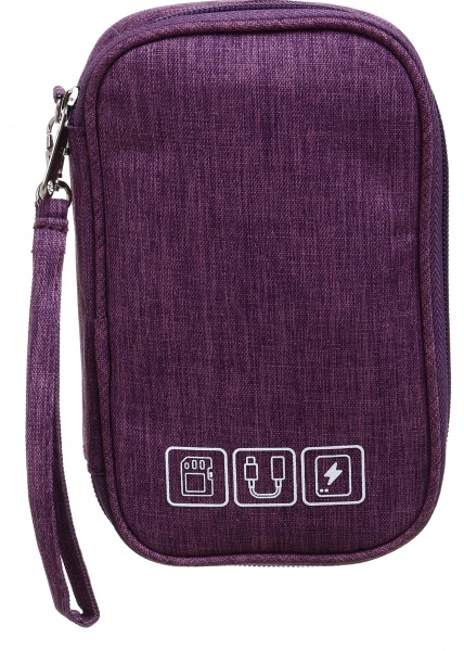 Органайзер для цифрових аксесуарів, комплектуючих 18.5х11.5х4.5 cм фіолетовий RH532p 