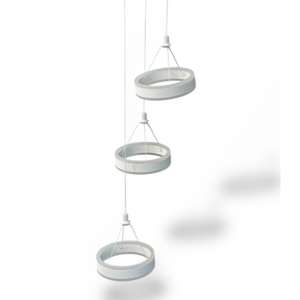 Світильник підвісний LIGHT SET VERBA LED 3 PL 2015 3x60 Вт білий