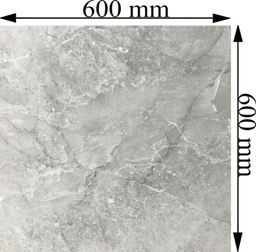 Плитка Dosun JZ6011365 Grey Marble 60x60 