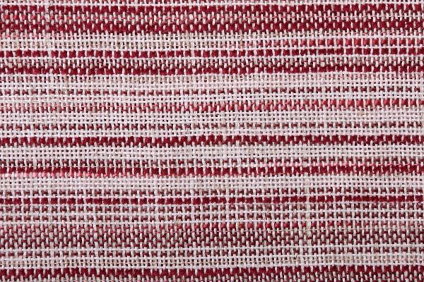 Тканина тюлева Декостиль W 2069/4 білий із червоним 