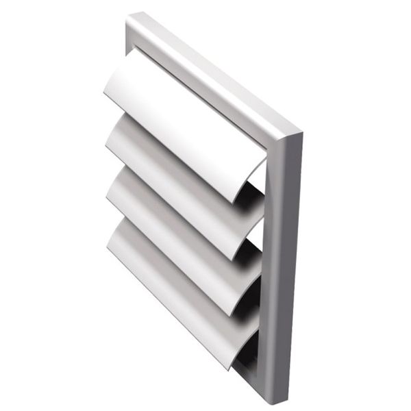 Решітка Вентс МВ 120Ж пластик білий 