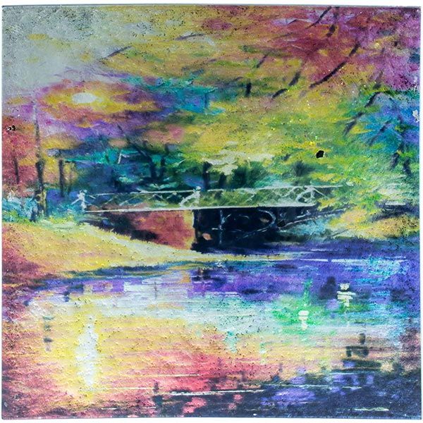 Блюдо Пейзаж 25.5 см