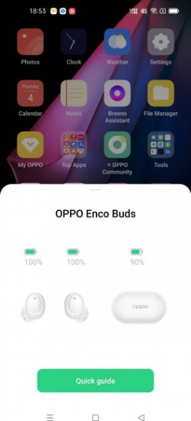 Наушники OPPO Enco Buds W12 white (OFETI81_WHITE) 