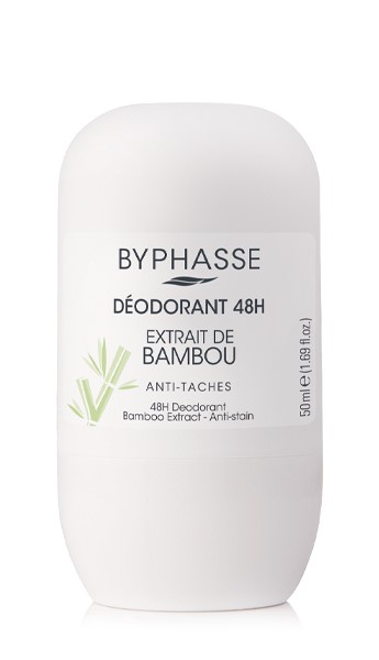 Дезодорант Byphasse роликовый Экстракт бамбука 48 часов 50 мл