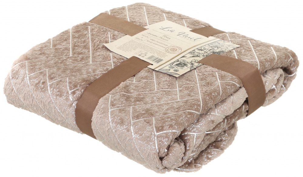 Плед Phoenix 160x200 см коричневый La Nuit