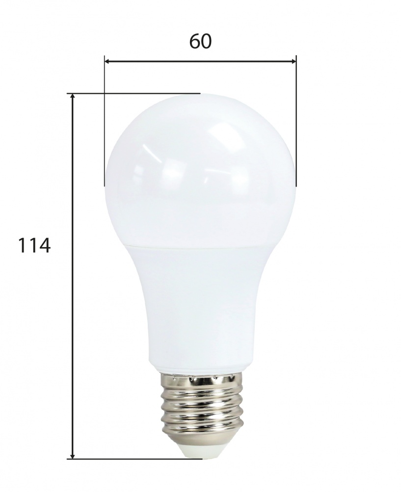 Лампа светодиодная Miorro 950 Лм 11 Вт A60 мягкая белая E27 220 В 4000 К 51-314-001