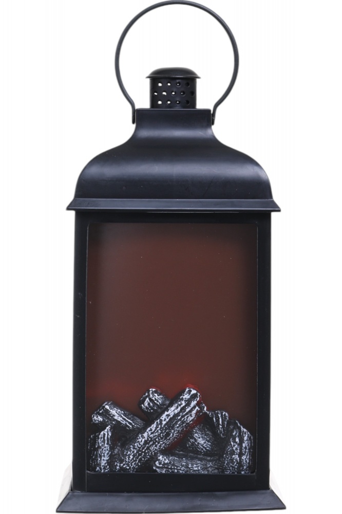 Свеча LED камин бронза 15,5х11,5х29 см Sensio