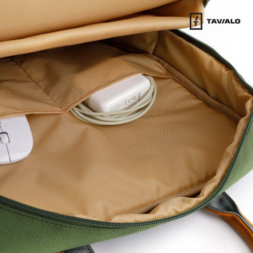 Сумка-рюкзак Tavialo CityLife TC14 зеленый 14 л