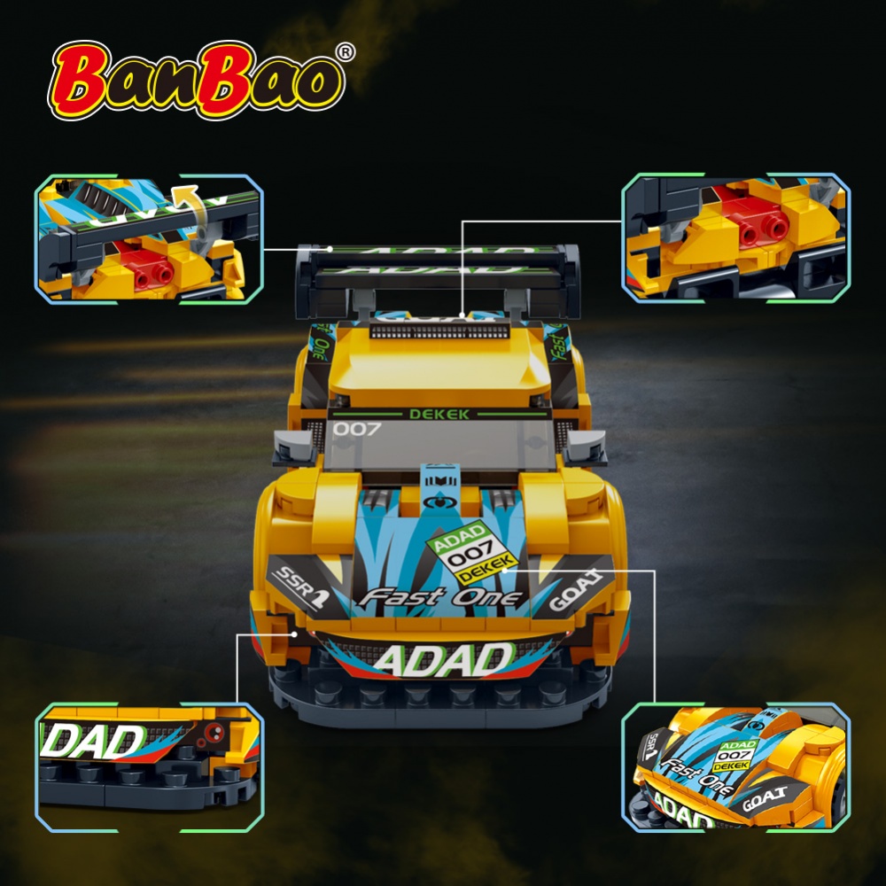 Конструктор BanBao V7 спорткар ET837