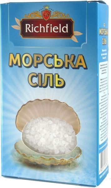 Соль морская пищевая 300 г Richfield 