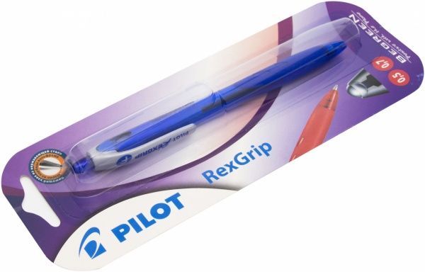 Ручка шариковая Pilot REXGRIP BPRG-10R-F-L синяя 