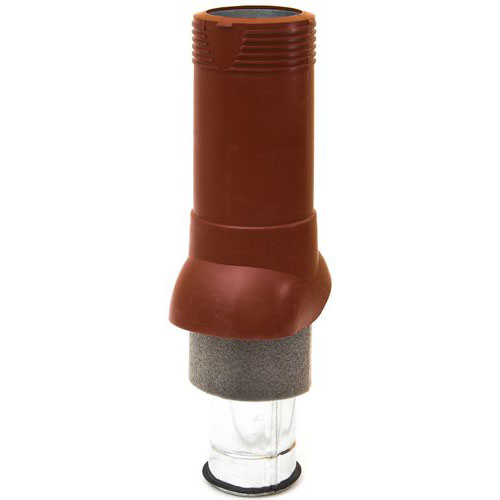 Вентиляційний вихід витяжки 500 POLIVENT d125/160/400 коричневий