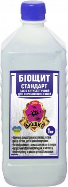 Антисептик БІОЩИТ Стандарт для поверхностей (1360) 1000 мл