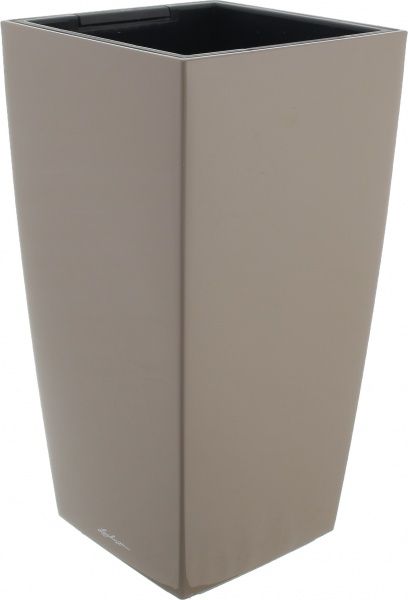 Кашпо Lechuza Cubico 30 (18214) квадратный 14 л серо-коричневый 