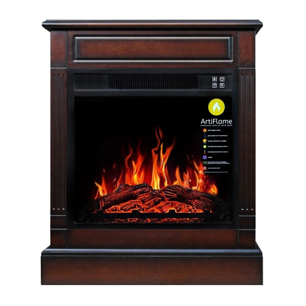Камінокомплект ArtiFlame SOFIА АF18 махагон коричневий антик