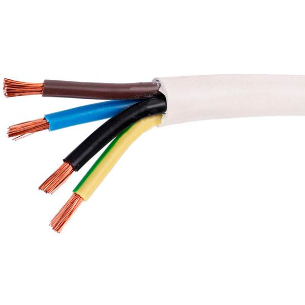 Кабель силовой многожильный Элкор ПВС 4х6,0 медь 