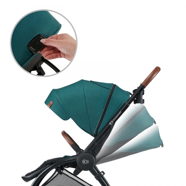 Коляска універсальна 2 в 1 Kinderkraft Evolution Cocoon зелена KKWEVCOGBL2000 