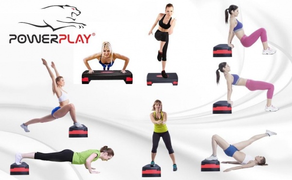 Степ-платформа PowerPlay 4328 black/red 