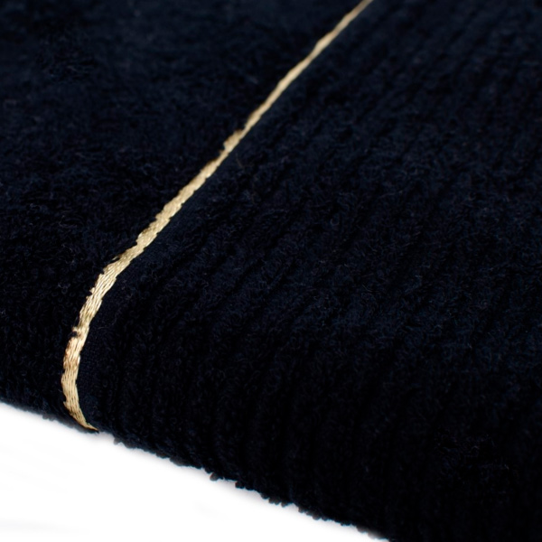 Полотенце махровое La Nuit GOLD NEW 50x90 см черное