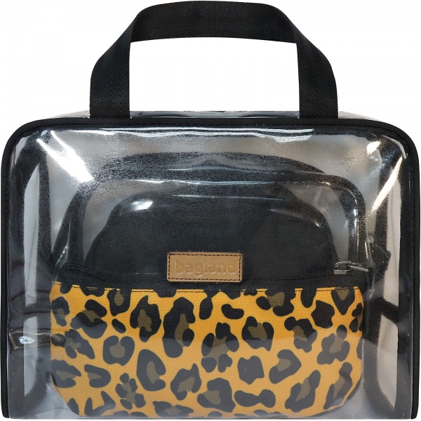 Набір органайзерів для подорожі Bagland 5 в 1 прозора/чорна з 1202 72230 з 1202