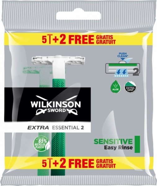 Станки одноразовые WILKINSON SWORD Extra2 Essential Sensitive 7 шт.